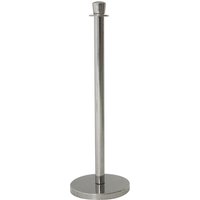 Genware Stainless Steel Barrier Post - Pack of 2