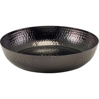 GenWare Black Hammered Aluminium Platter 31cm