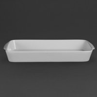 Olympia Whiteware Rectangular Roasters 395x 219mm (Pack of 6)