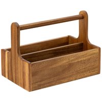Utopia Large Wooden Table Caddy (2 Pack)