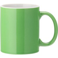 Utopia Pure White Straight-Sided Mugs Green 340ml (12 Pack)