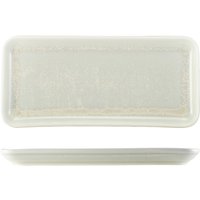 Terra Porcelain Pearl Narrow Rectangular Platter 27 x 12.5cm - Pack of 6