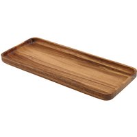 GenWare Acacia Wood Rectangular Serving Tray 30 x 13cm