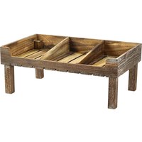 Rustic Wooden Display Crate Stand