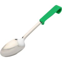 Genware Plastic Handle Spoon Plain Green