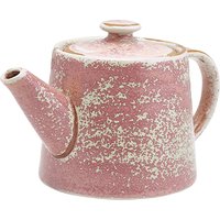 Terra Porcelain Rose Teapot 50cl/ 17.6oz - Pack of 6