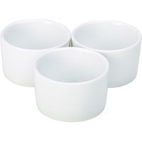 Genware Porcelain Contemporary Smooth Ramekin 8cm/ 3" - Pack of 6