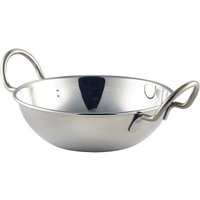 S/St. Balti Dish 15cm (6") With Handles - Pack of 12