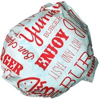 Red Compostable Burger Wrap 25x33cm (1000)