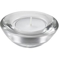 Genware Glass Round Tealight Holder 75mm Dia