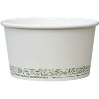 12oz White Greenspirit Compostable Soup Containers (CS2) (20X25)