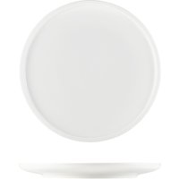 GenWare Porcelain Flat Rim Plate 23cm/ 9" - Pack of 6