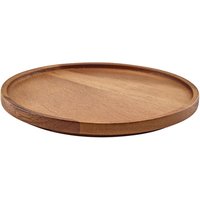 GenWare Acacia Wood Presentation Plate 20.5cm