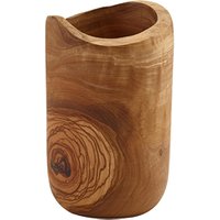 GenWare Olive Wood Rustic Cutlery Holder