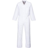 Portwest White Food Coverall Size S
