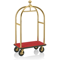 Luggage trolley Red