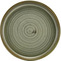 Terra Porcelain Matt Grey Low Presentation Plate 14cm - Pack of 12
