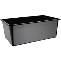 Vogue Polycarbonate 1/1 Gastronorm Container 200mm Black