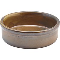 Terra Porcelain Rustic Copper Tapas Dish 10cm - Pack of 12