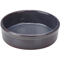 Rustic Stoneware Blue Tapas Dish 13cm - Pack of 12