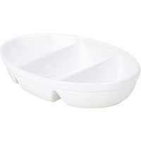 GenWare 3 Divided Vegetable Dish 28cm/ 11 - Pack of 4