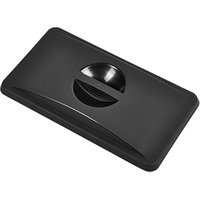 Black Closed Lid For Slim Recycling Bin