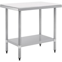 Vogue Stainless Steel Chopping Board Table 900mm