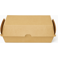 #10 Corrugated Clamshell Box 205x107x46mm (4 x 50's)