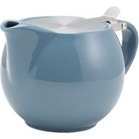 GenWare Porcelain Grey Teapot with St/ St Lid & Infuser 50cl/ 17.6oz - Pack of 6