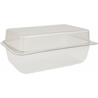 Rectangular Hinged Lid Cake Container 206x115x80mm (6x40)