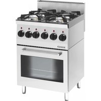 Giorik Snack 60 LPG694E 4 Burners with Electric convection oven