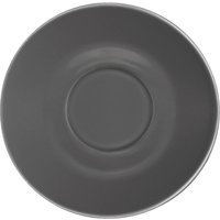 Olympia Cafe Saucer Charcoal (Fits GK075) - 158mm 6 1/4" (Box 12)