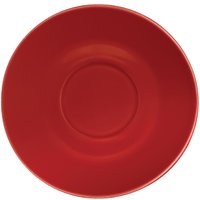 Olympia Cafe Saucer Red (Fits GK073) - 158mm 6 1/4" (Box 12)