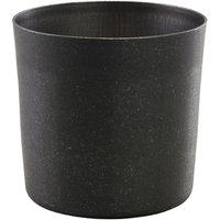 GenWare Black Vintage Steel Serving Cup 8.5 x 8.5cm - Pack of 12