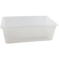 1/1 -Polypropylene GN Pan 200mm Clear - Pack of 6