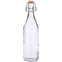 Genware Glass Swing Bottle 1L/ 35oz - Pack of 6