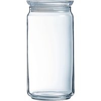 Luminarc Pure Jars with Glasses Lids 1.5Ltr (6 Pack)