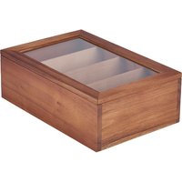 Acacia Wood Tea Box 30 x 20 x 10cm