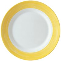 Arcoroc Brush Plates Yellow 235mm (24 Pack)