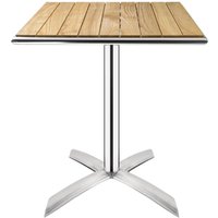 Bolero Ash Flip Top Square Bistro Table 600mm
