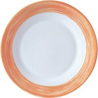 Arcoroc Brush Plates Orange 252mm (12 Pack)