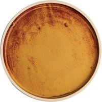 Olympia Canvas Flat Round Plate Sienna Rust 250mm (Pack of 6)