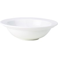 Genware Porcelain Rimmed Oatmeal Bowl 16cm/ 6.25" - Pack of 6