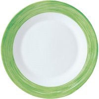 Arcoroc Brush Plates Green 252mm (12 Pack)