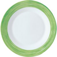 Arcoroc Brush Plates Green 235mm (24 Pack)