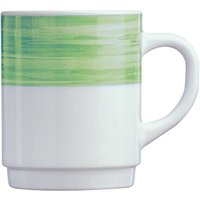 Arcoroc Brush Mugs Green 250ml (36 Pack)