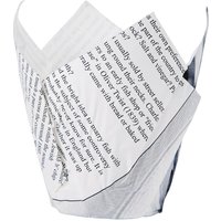 Grease-Resistant Paper Chip Crowns Newspaper Print (1100 pack)