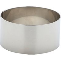 Stainless Steel Mousse Ring 7x3.5cm - Pack of 12