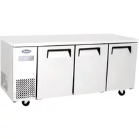 Atosa YPF9032GR Wide Two Door Undercounter Fridge 370ltrs