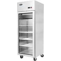 Atosa YCF9407GR Slimline Glass Door Upright Freezer 410ltrs